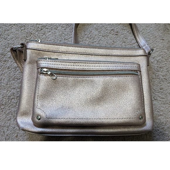 Rose gold Relic crossbody wallet bag - Picture 8 of 9